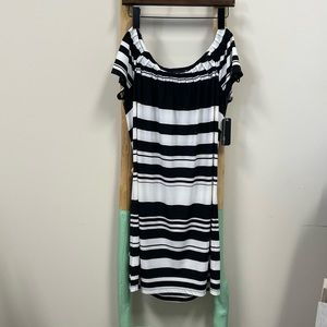Women’s Black and White Dress